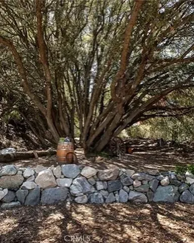 a backyard of a house