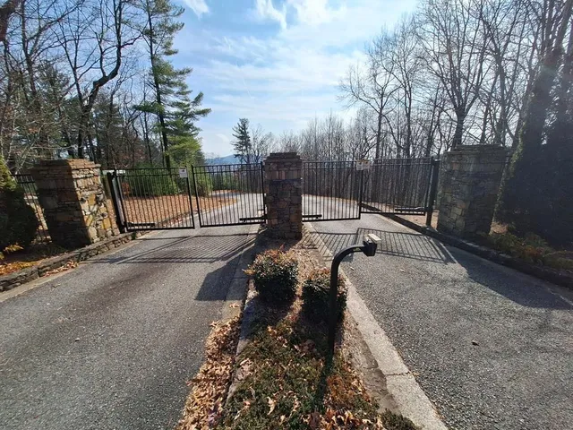 a park with bench and trees