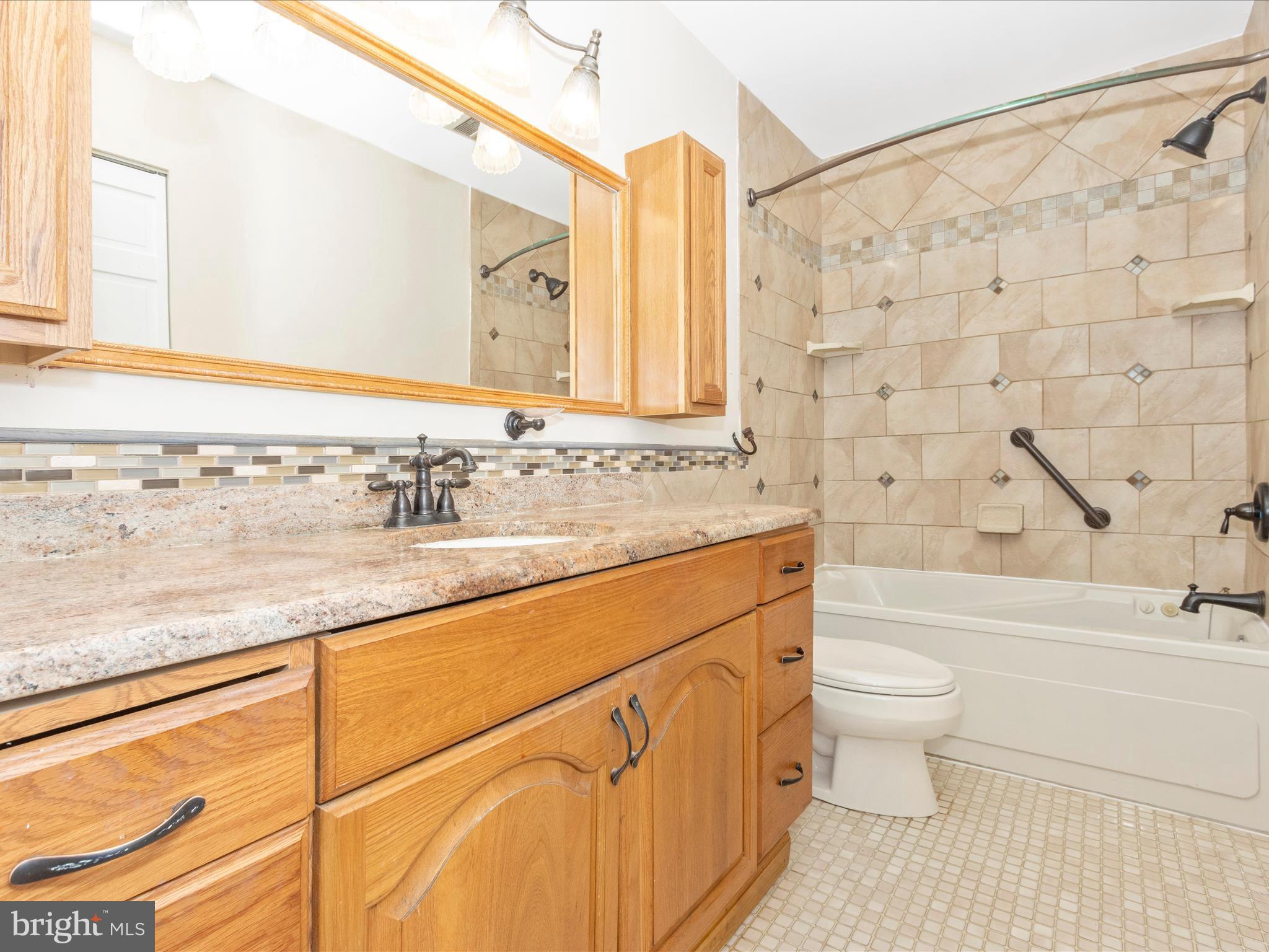 12844 Littleton Street Silver Spring, MD 20906 - Photo 27 of 43 Updated full bath: jetted tub, ceramic tile