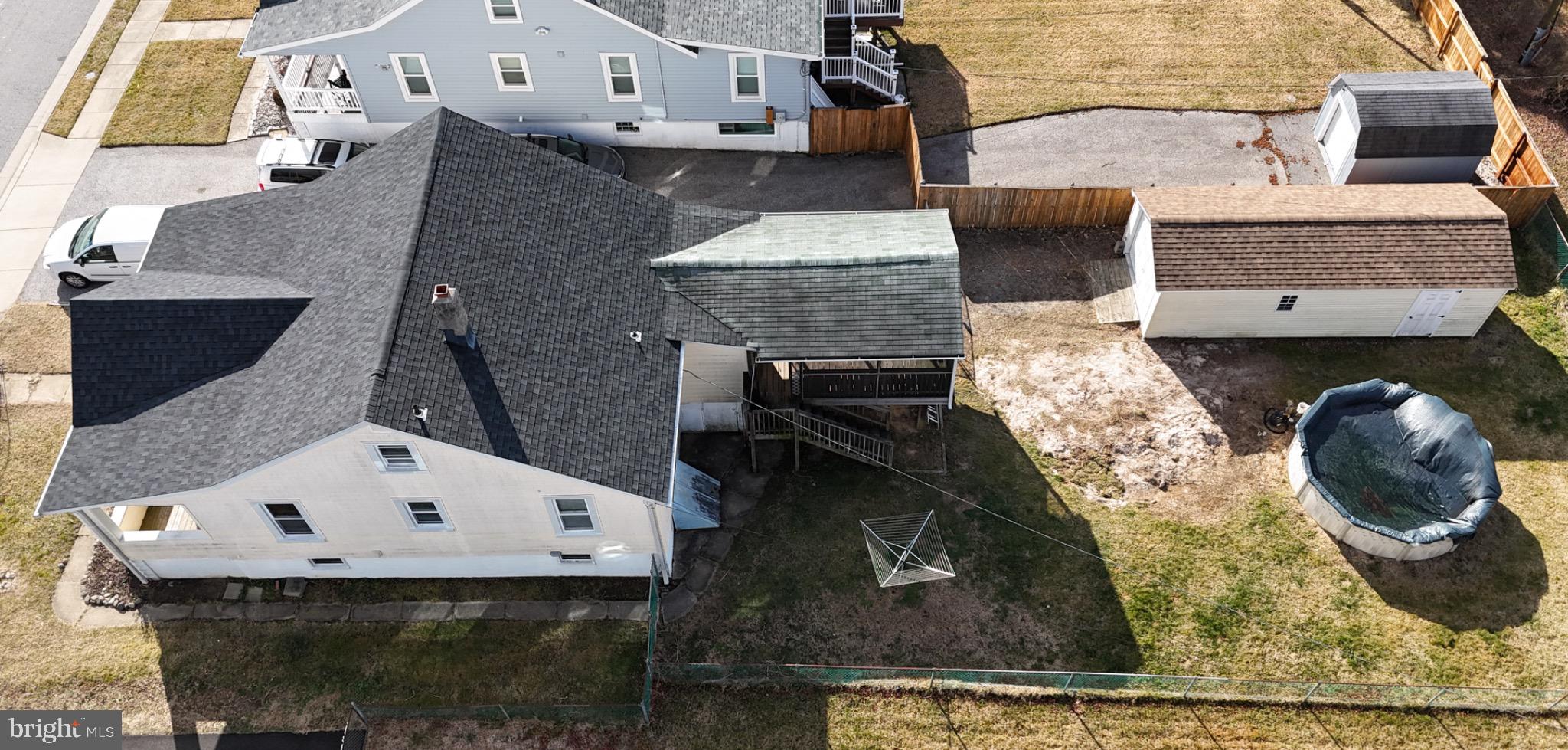 112 Linhigh Avenue Nottingham, MD 21236 - Photo 42 of 45 an aerial view of a house with a yard