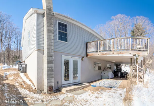 a view of a house with a patio