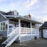 a view of a house with a porch