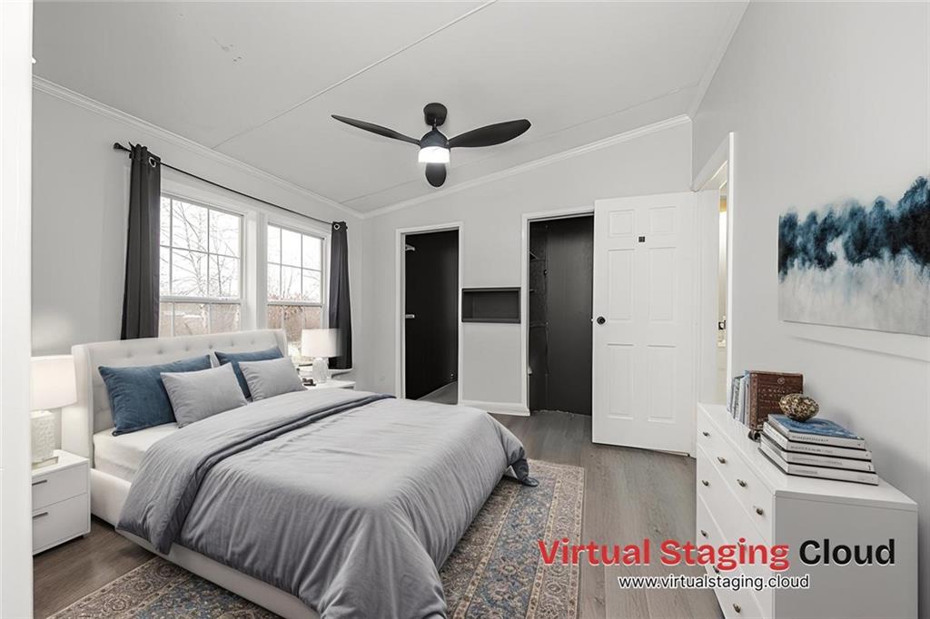 111 Leopard Road Evans City, PA 16033 - Photo 18 of 43 a bedroom with a bed and a window