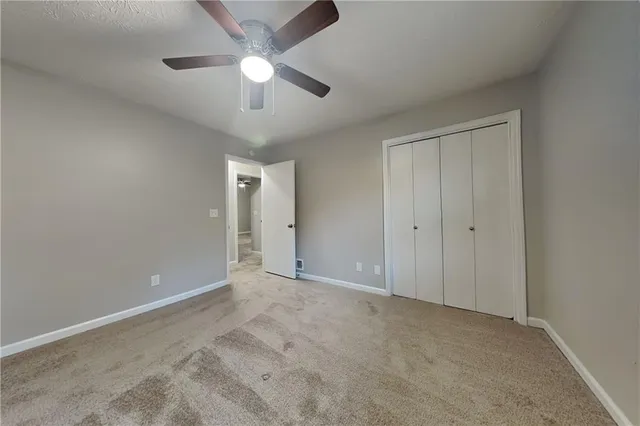 a view of an empty room