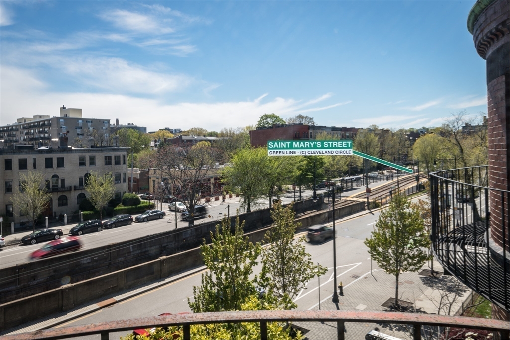 918 Beacon Street, Unit 3 Boston, MA 02215 - Photo 16 of 19 a view of a balcony with an outdoor seating