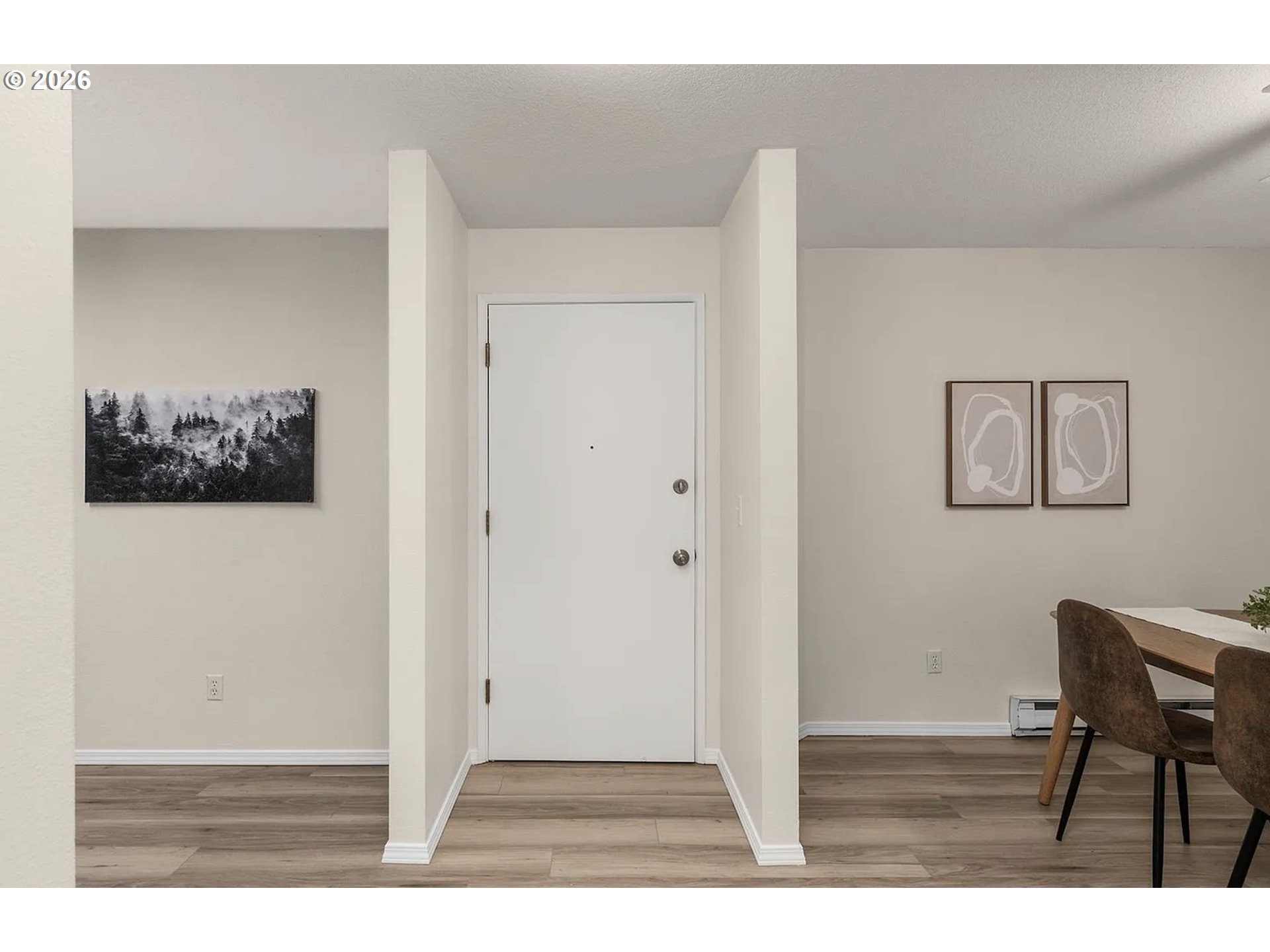8720 Southwest Tualatin Road, Unit 205 Tualatin, OR 97062 - Photo 20 of 23 a view interior of a house wooden floor and an entryway