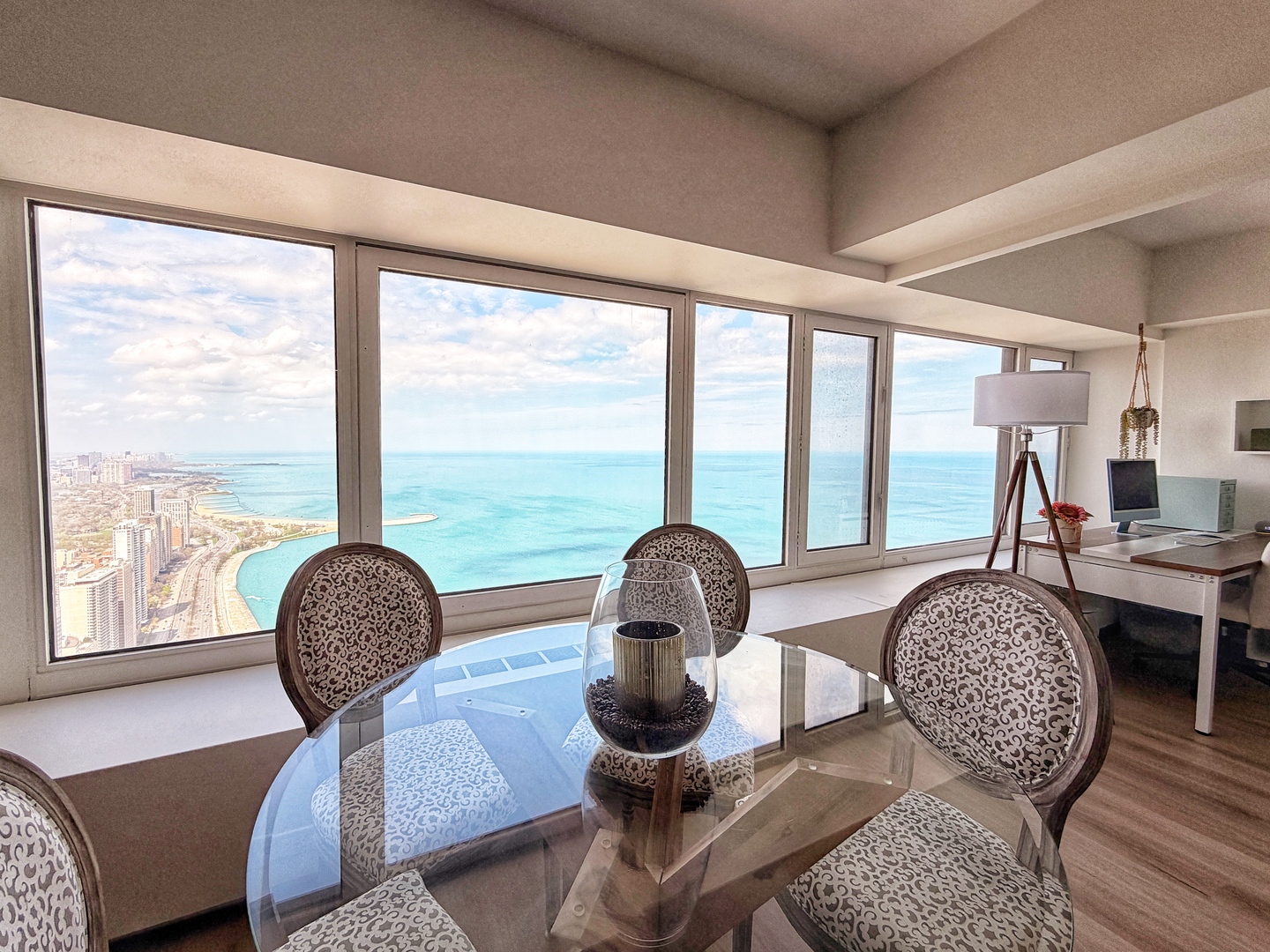 175 East Delaware Place, Unit 5808 Chicago, IL 60611 - Photo 11 of 29 a very nice looking living room with a large window