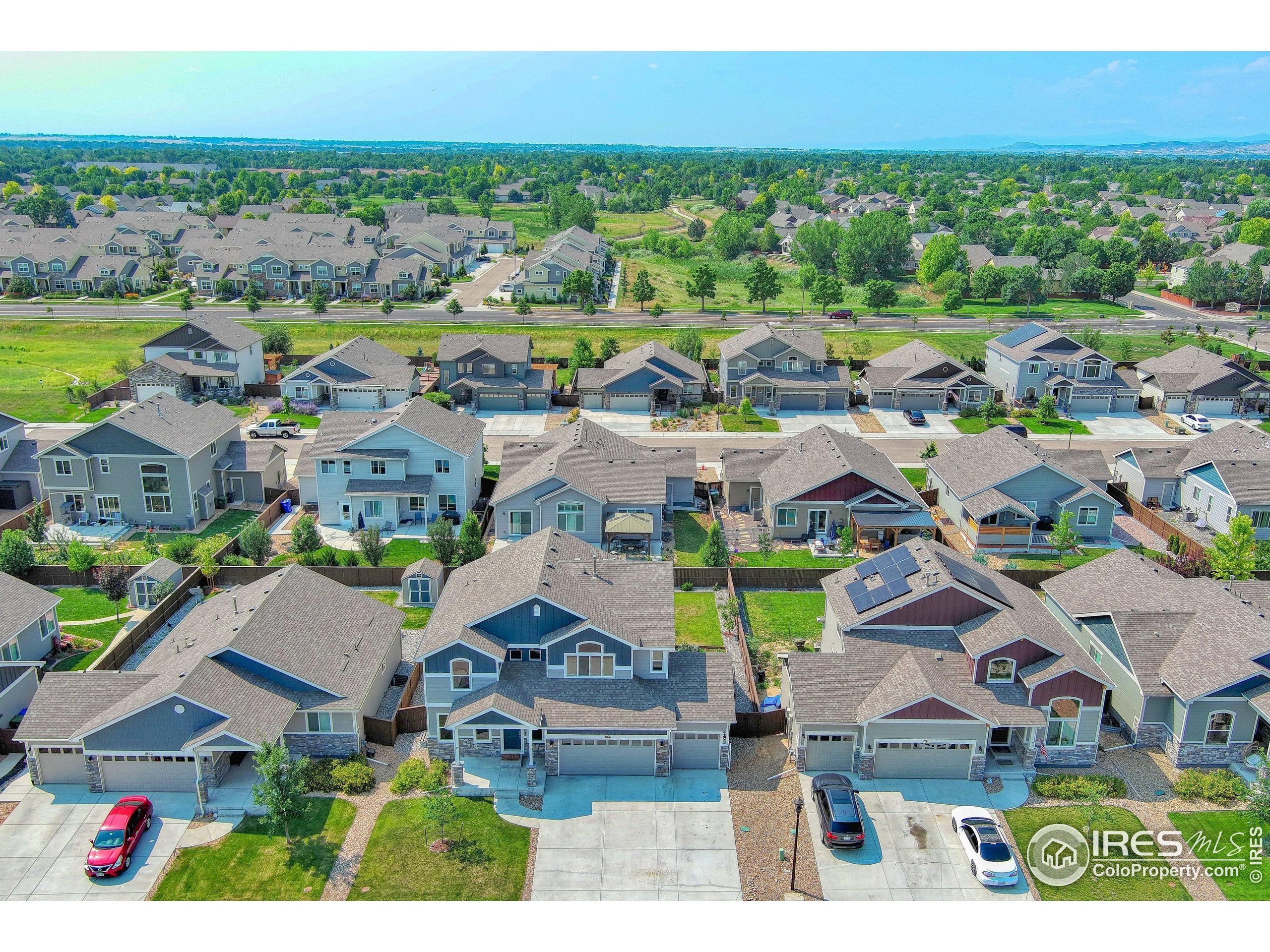 1866 Egnar Street Loveland, CO 80538 - Photo 24 of 28 a view of a city