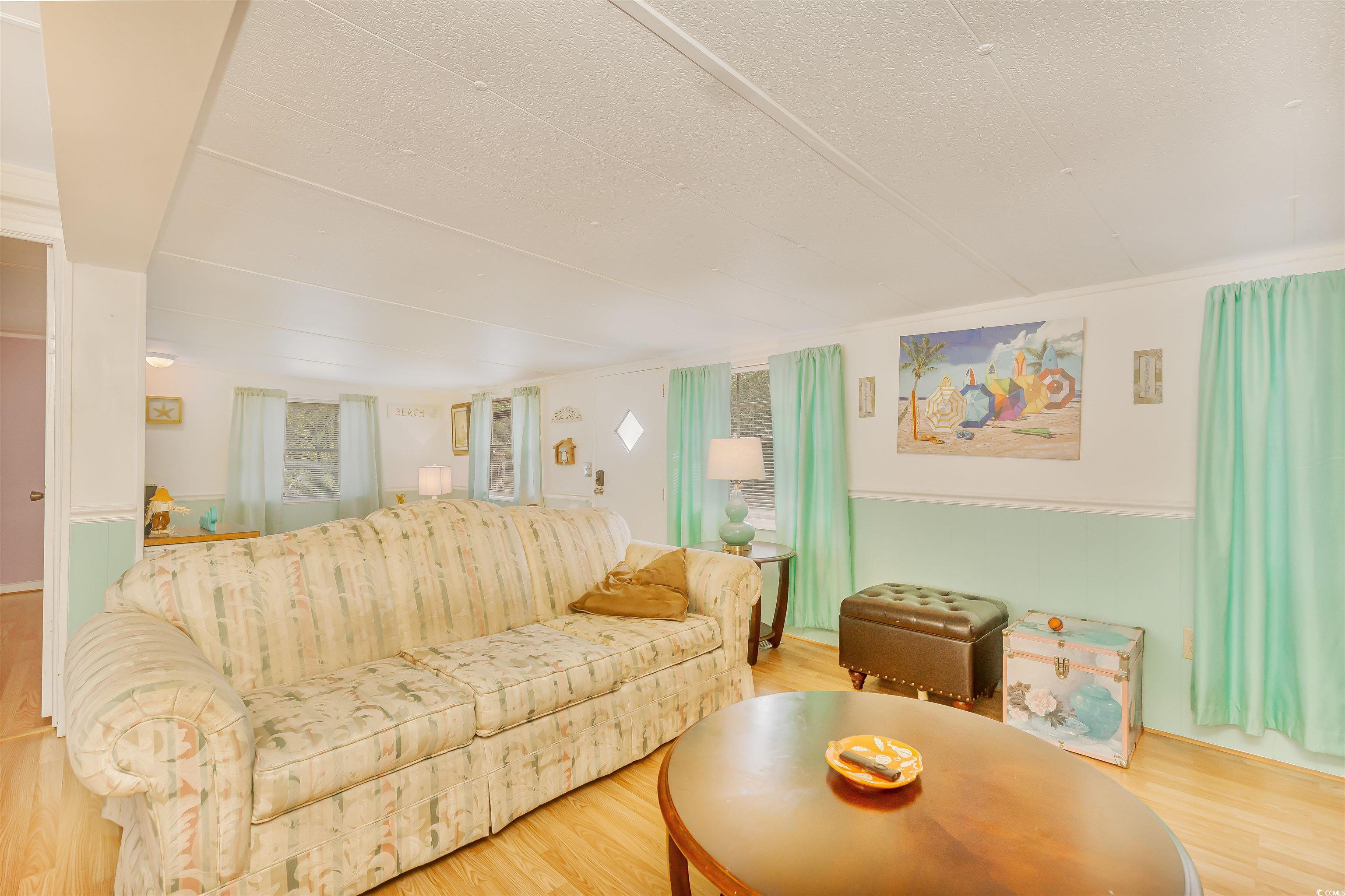 382 West Canal Street Murrells Inlet, SC 29576 - Photo 10 of 38 Living room featuring light hardwood / wood-style floors