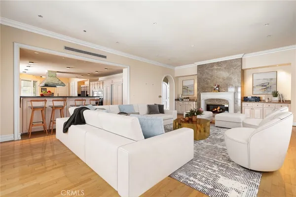 a view of a living room