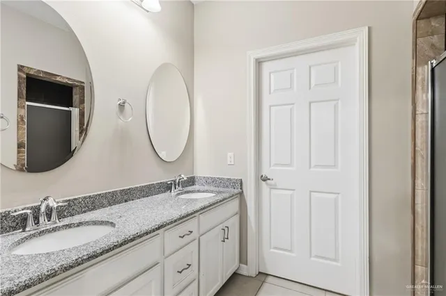 a view of a room with rack on the wall