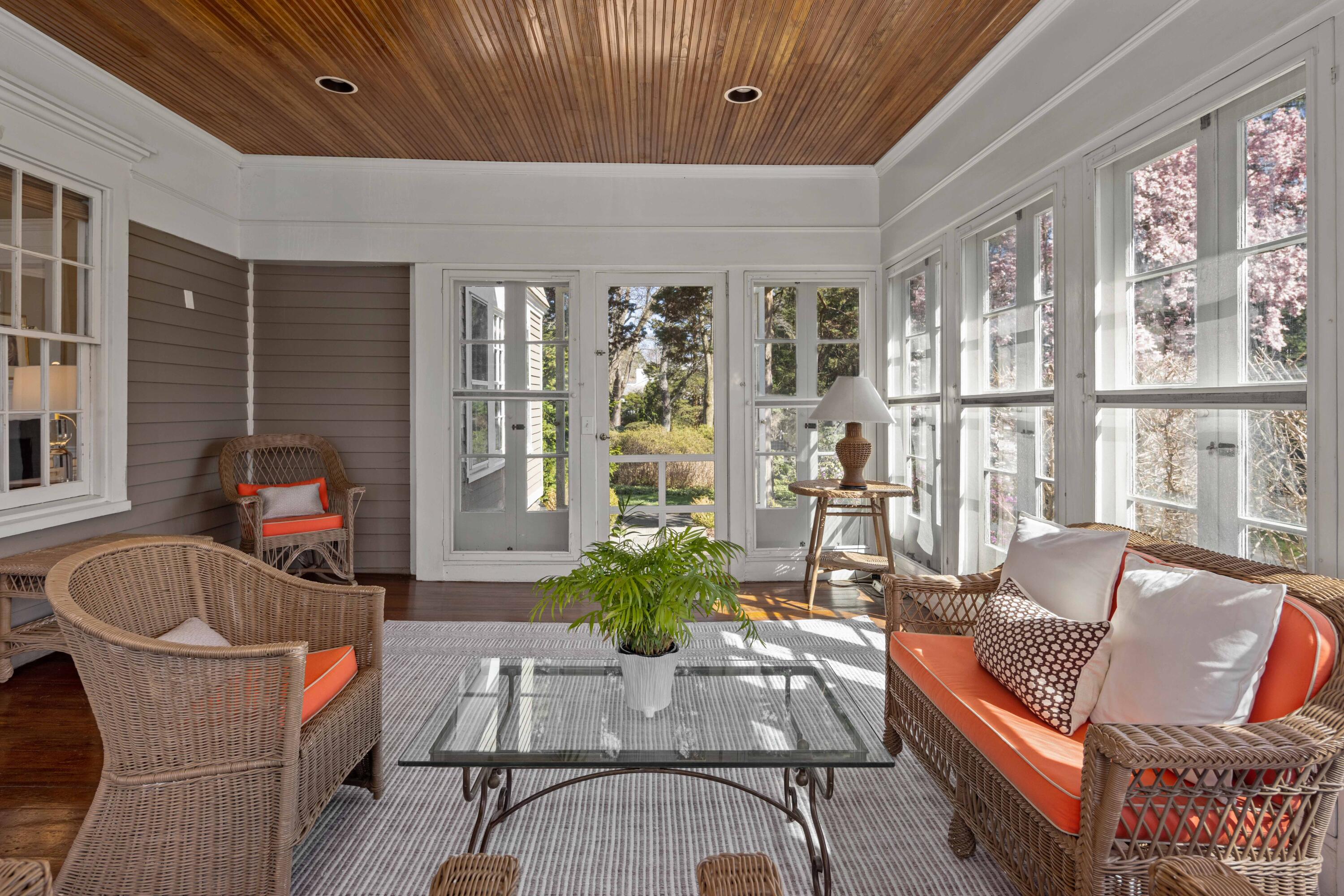 3 Edgehill Drive Darien, CT 06820 - Photo 36 of 40 a living room with furniture and a large window