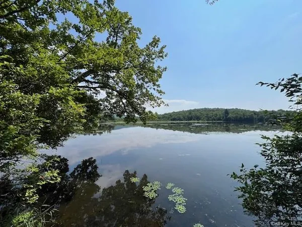 a view of a lake with a lake