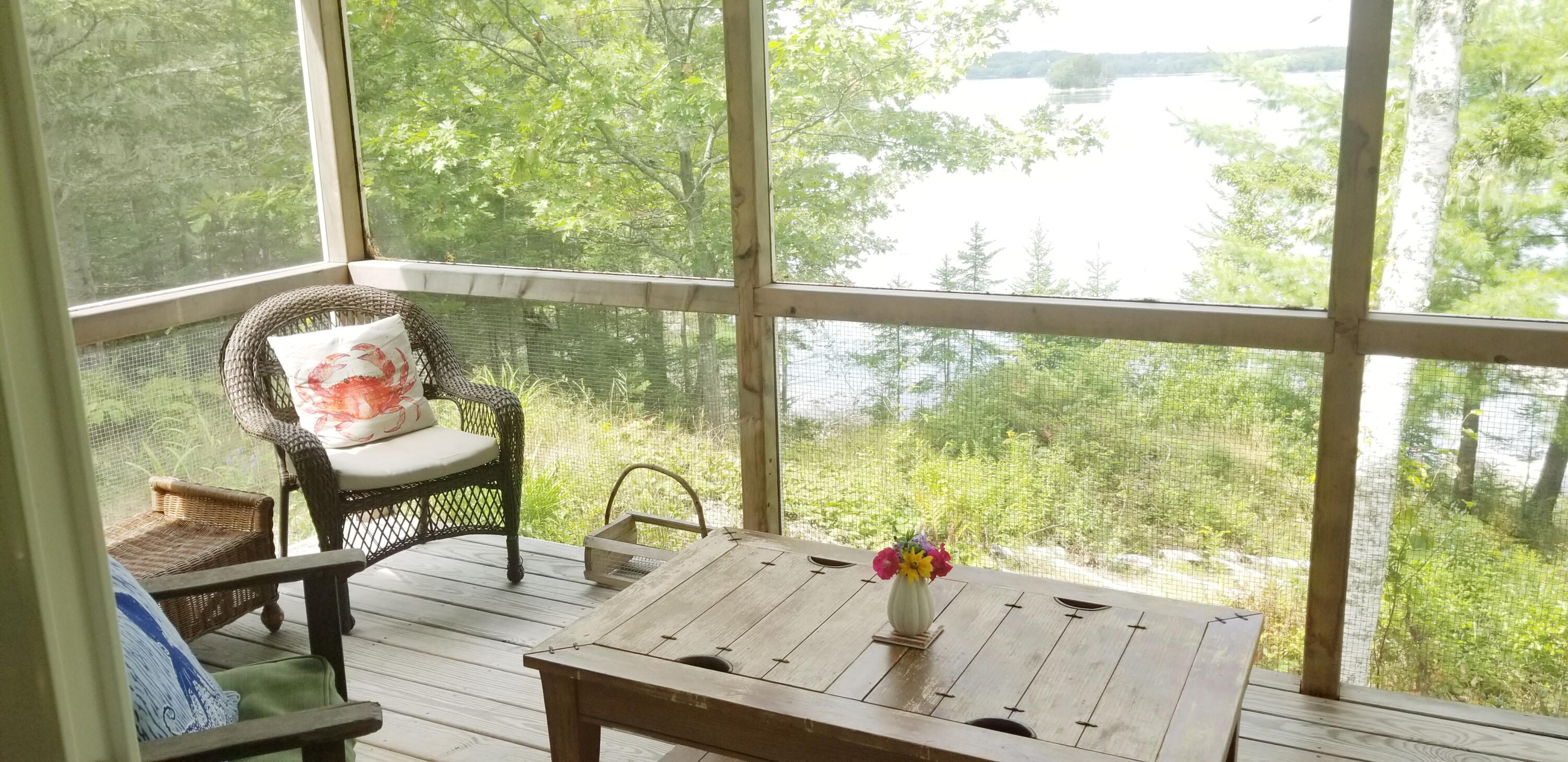 111 Frank's Flat Sedgwick, ME 04676 - Photo 28 of 58 Cove House Porch