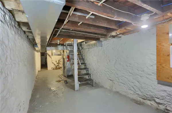 a view of a storage & utility room
