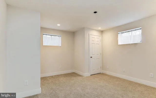 a view of empty room