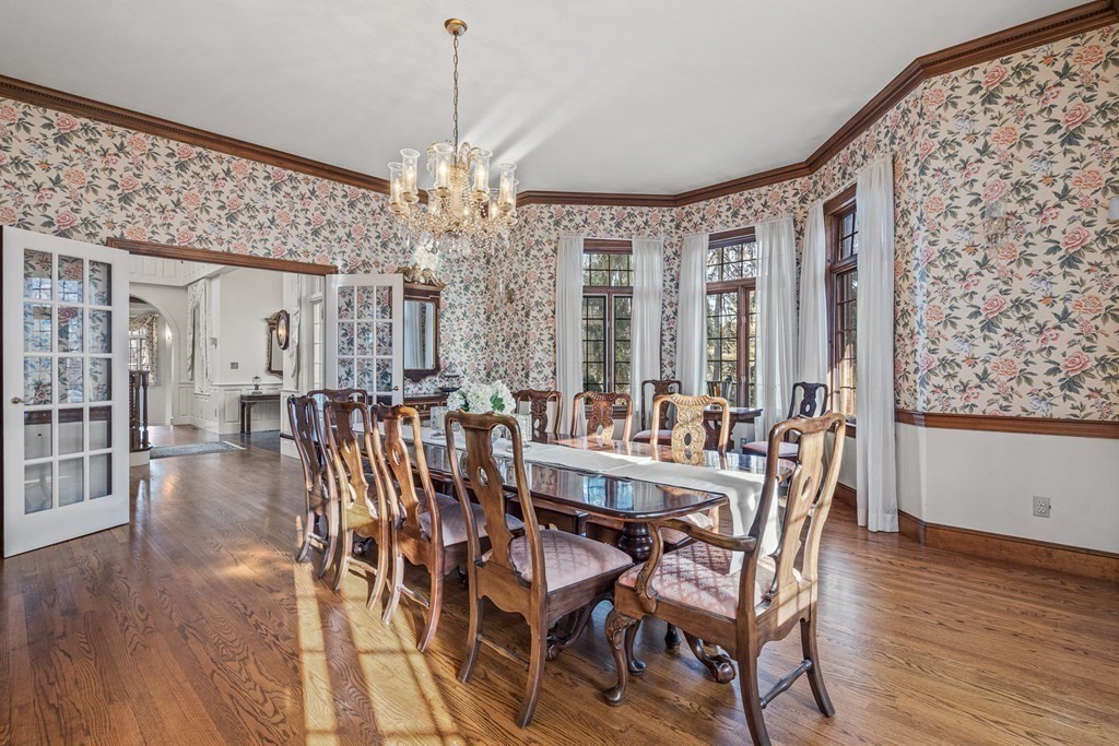 3 Myopia Road Winchester, MA 01890 - Photo 18 of 39 a view of a dining room with furniture window and wooden floor