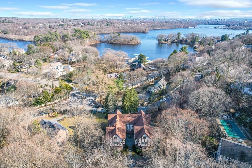 3 Myopia Road Winchester, MA 01890 - Photo 32 of 39 an aerial view of a houses with a lake