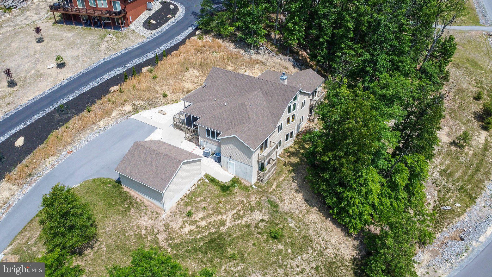 342 Moundbuilder Loop Hedgesville, WV 25427 - Photo 63 of 81 Aerial of exterior of this gorgeous home!