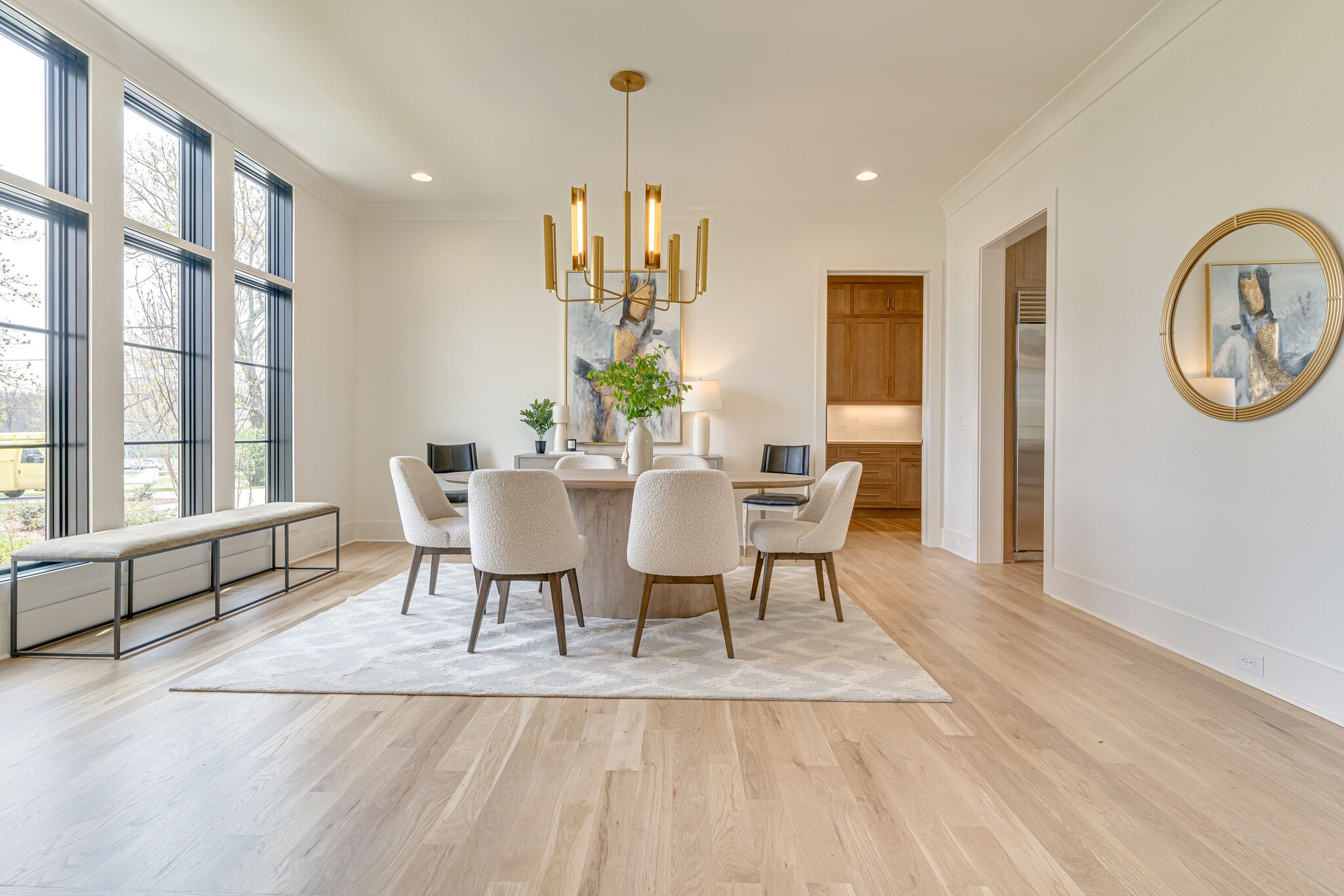 6212 Hickory Valley Road Nashville, TN 37205 - Photo 18 of 41 a view of a dining room with furniture window and wooden floor
