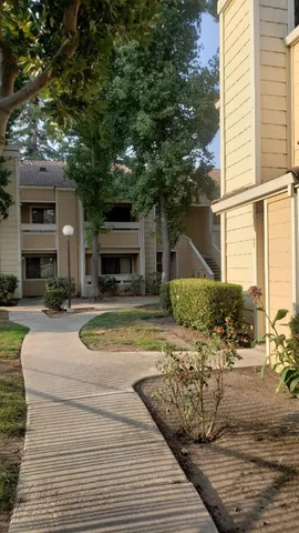 a front view of a house with entertaining space