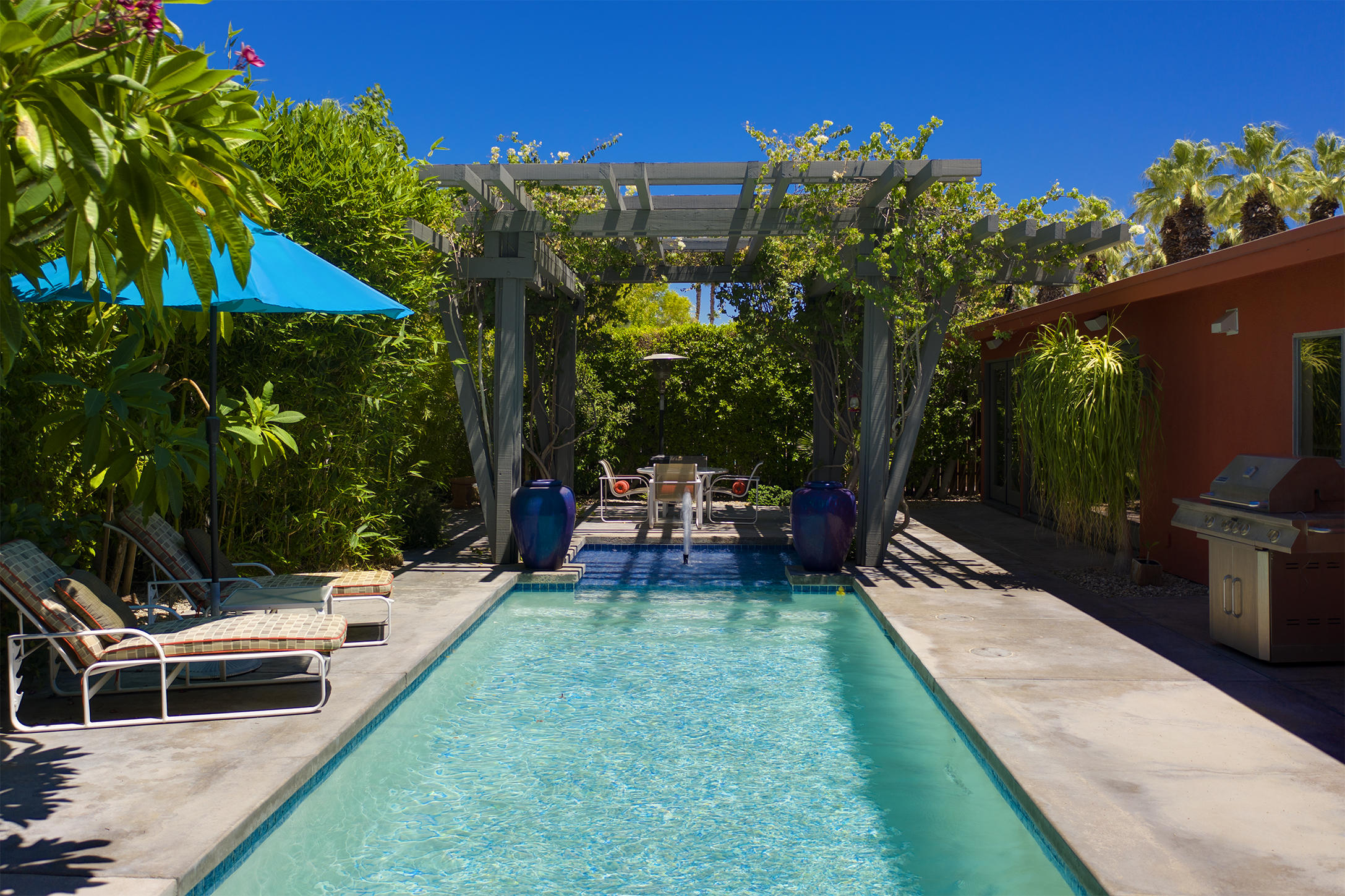 70110 Chappel Road Rancho Mirage, CA 92270 - Photo 25 of 26 a view of a backyard with sitting area