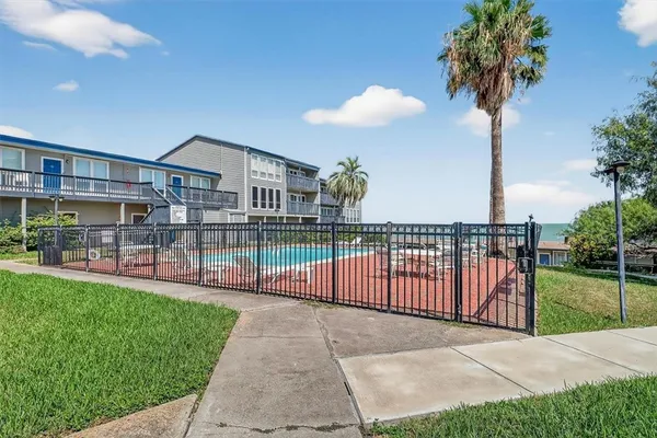 a view of a backyard with a garden