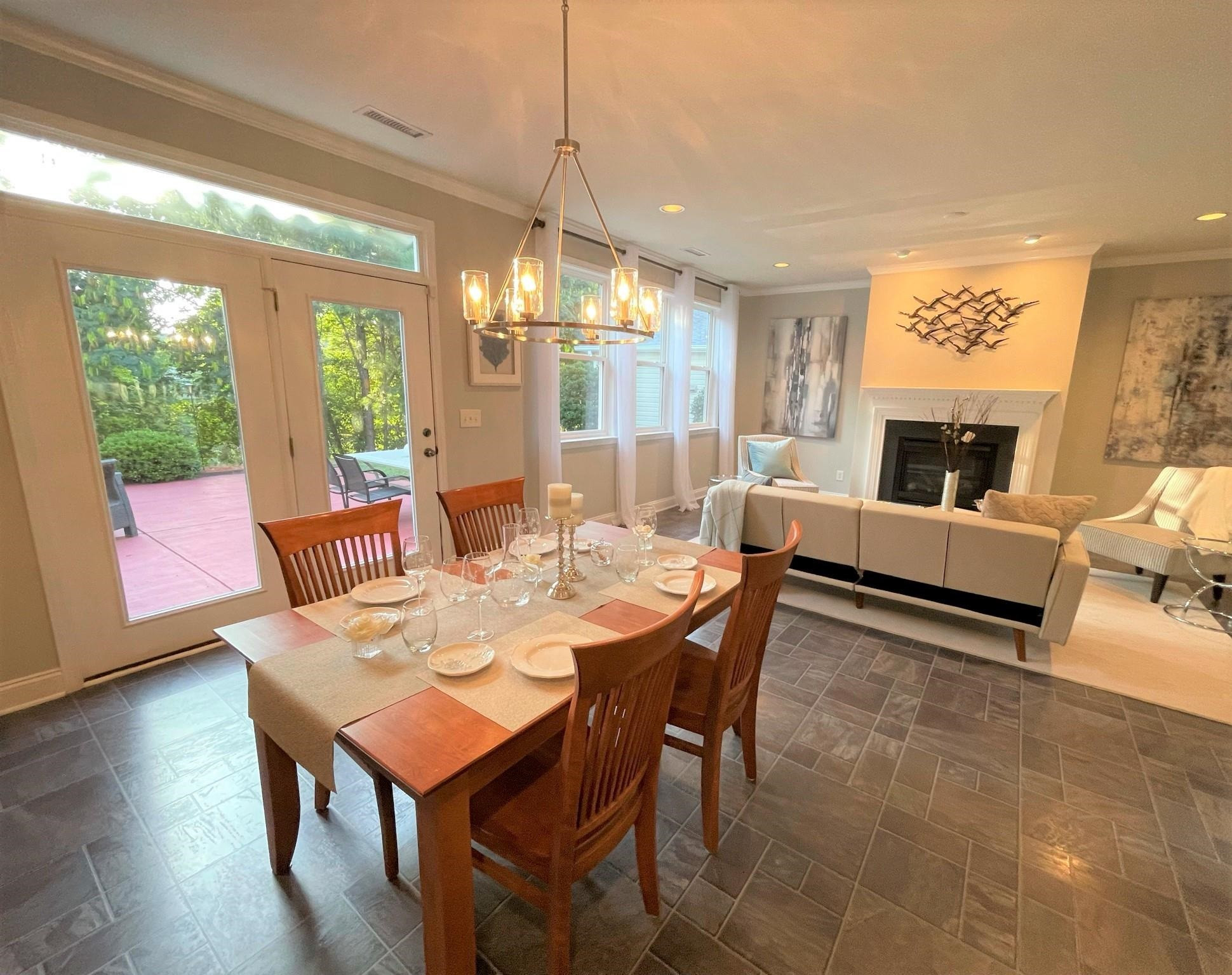 503 Emerald Downs Road Cary, NC 27519 - Photo 8 of 30 Open Dining Area Offers Flexible Expansion