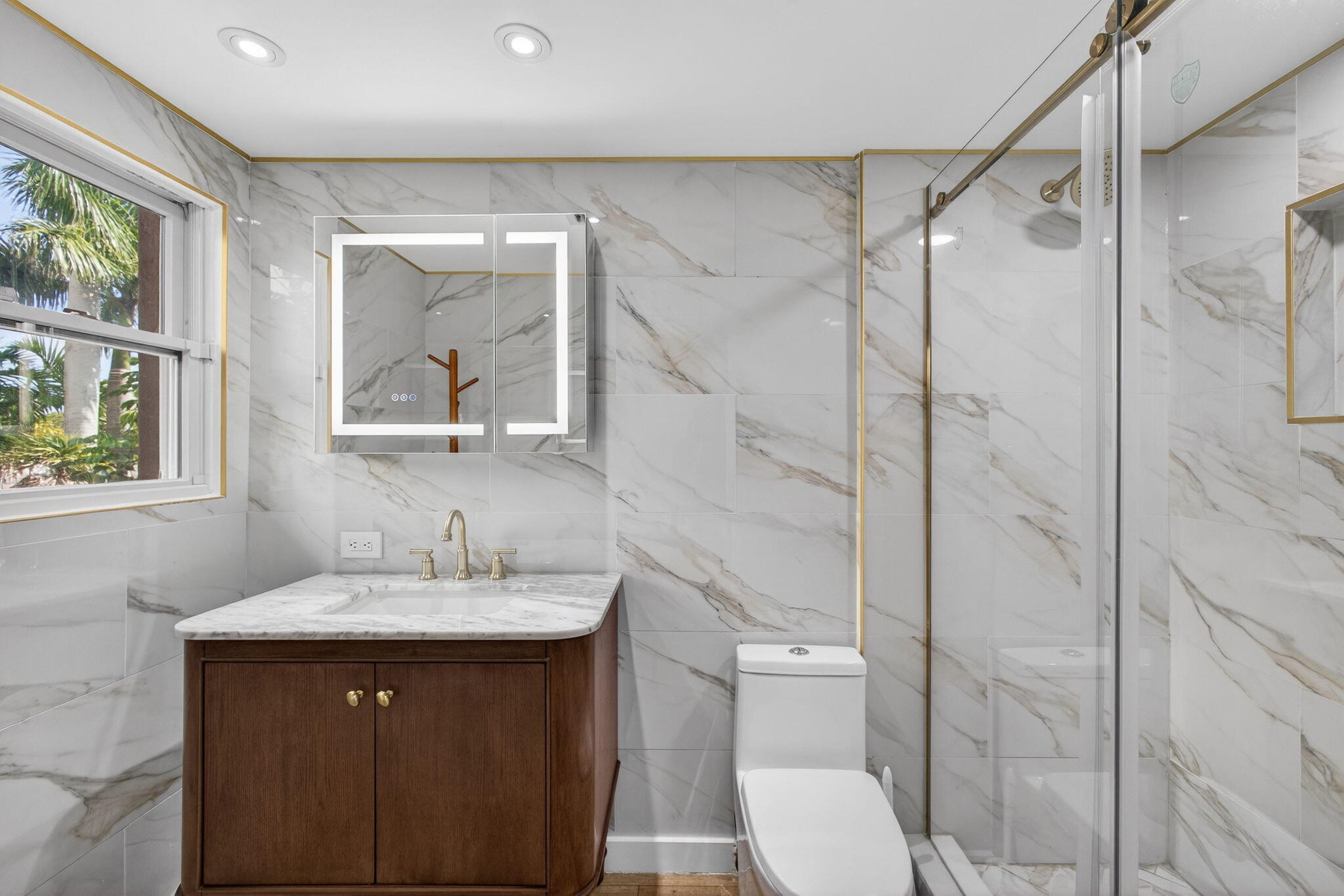 129 South Golfview Road, Unit 6 Lake Worth Beach, FL 33460 - Photo 22 of 51 a bathroom with a sink toilet and shower