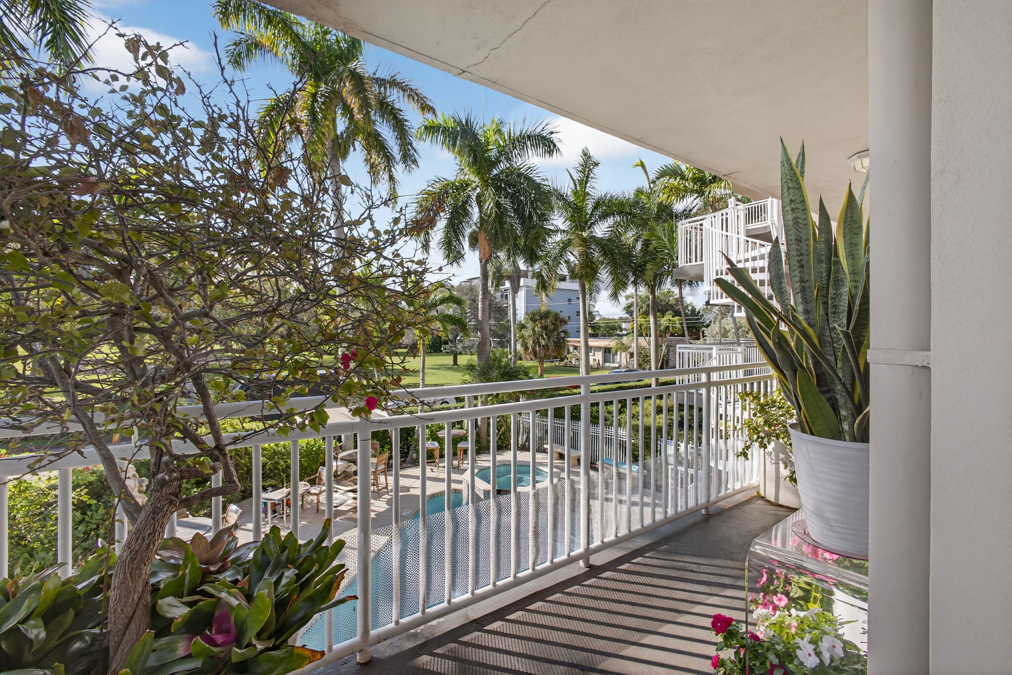 129 South Golfview Road, Unit 6 Lake Worth Beach, FL 33460 - Photo 27 of 51 a view of balcony with wooden floor