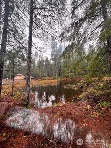 a view of a lake with outdoor space