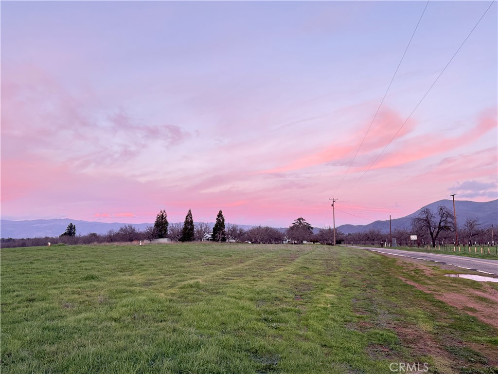 Bell Hill Road is on the right in this photo; this is the home site near the location of the domestic well, the preview perc test, and the power.