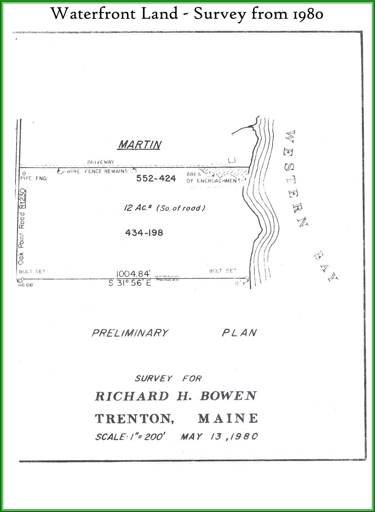 607 Oak Point Road Trenton, ME 04605 - Photo 180 of 187 Survey Field & Waterfront