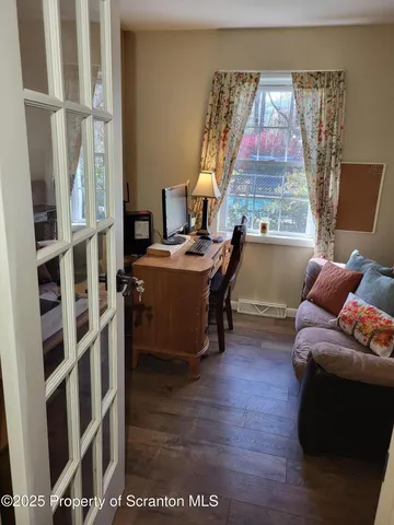 a close view of a fireplace