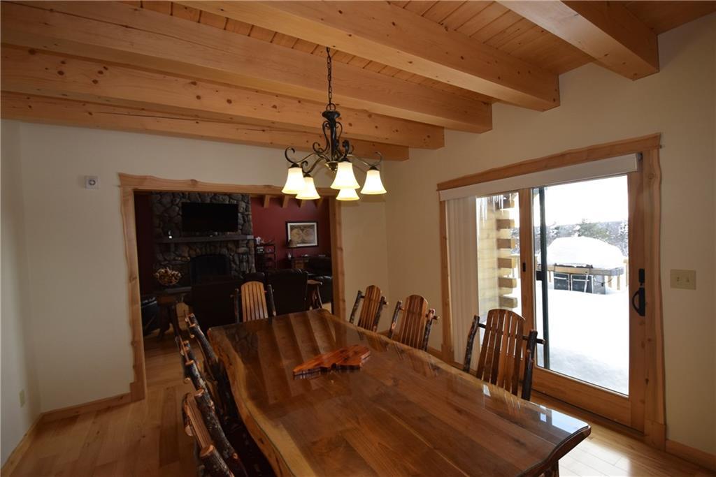 249 A Owlsboro Road Mount Chase, ME 04765 - Photo 13 of 35 Dining room with hickory flooring,...