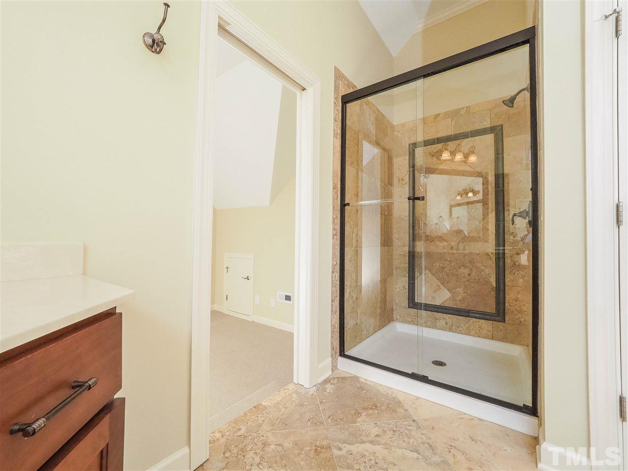 11830 Lowery Ridge Drive Raleigh, NC 27614 - Photo 17 of 30 Glass and tile - beautiful master shower.