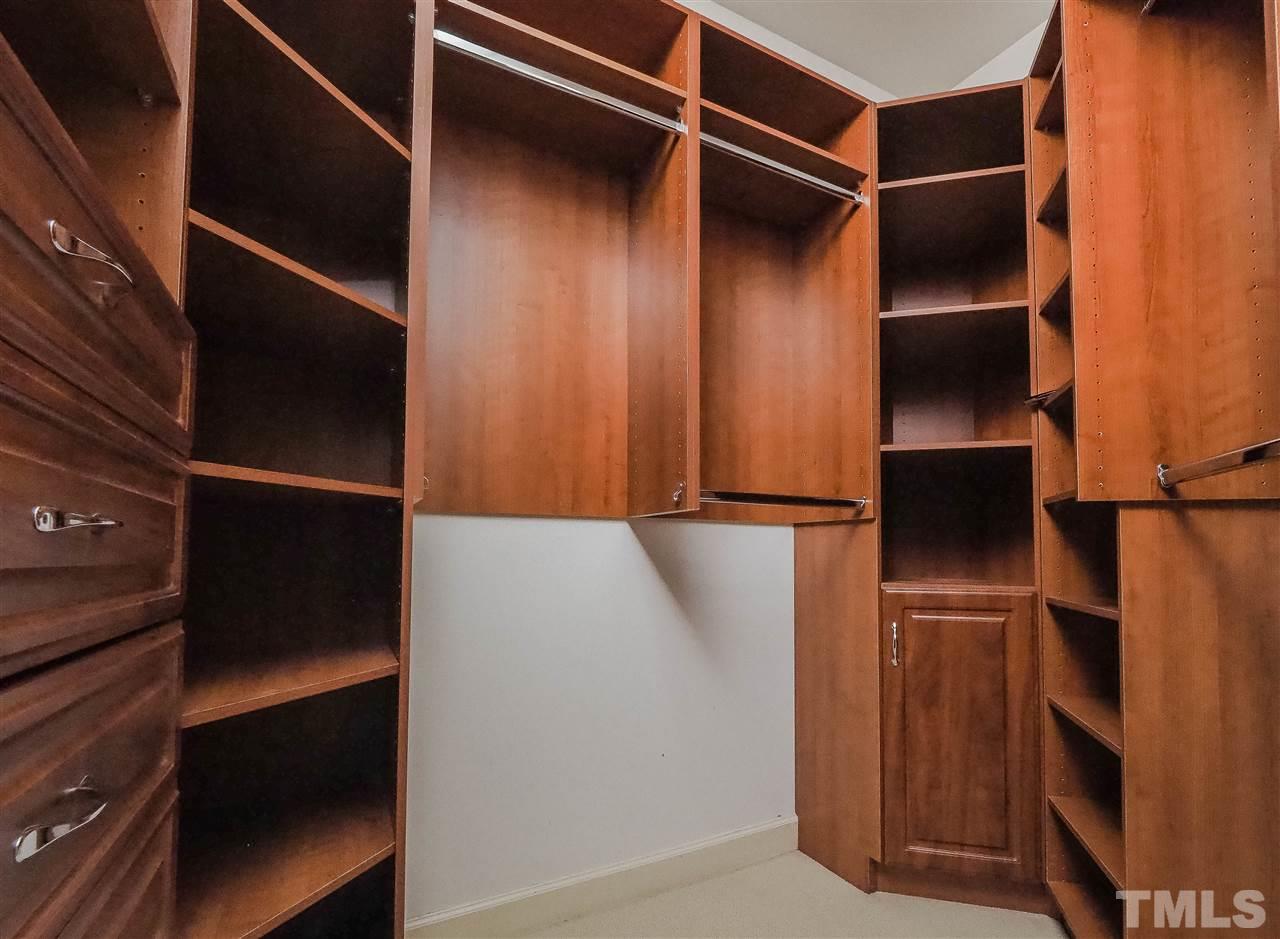 11830 Lowery Ridge Drive Raleigh, NC 27614 - Photo 19 of 30 One of 2 custom shelved closets.