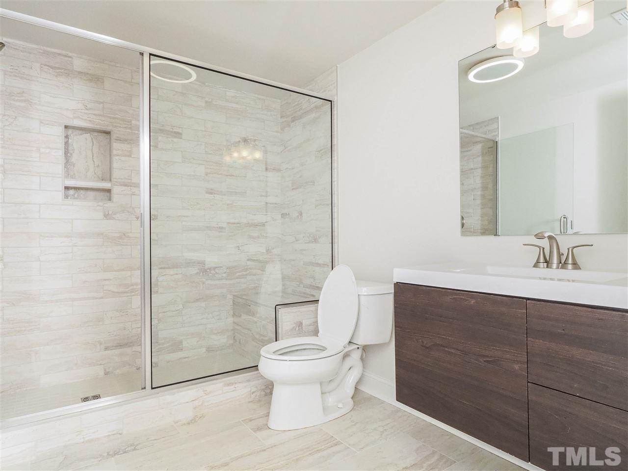 11830 Lowery Ridge Drive Raleigh, NC 27614 - Photo 25 of 30 Lower level NEW bathroom - 5th bedroom, too!