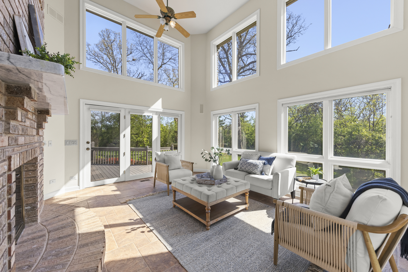 1S151 Winfield Road Wheaton, IL 60189 - Photo 17 of 73 a living room with furniture and a large window