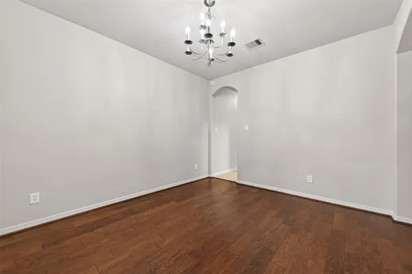 wooden floor in an empty room