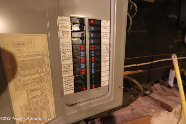 a view of a air conditioner duct