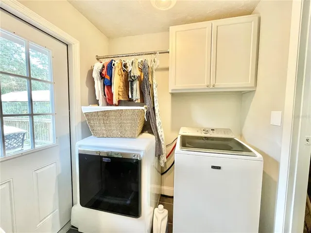 a room with storage and utility