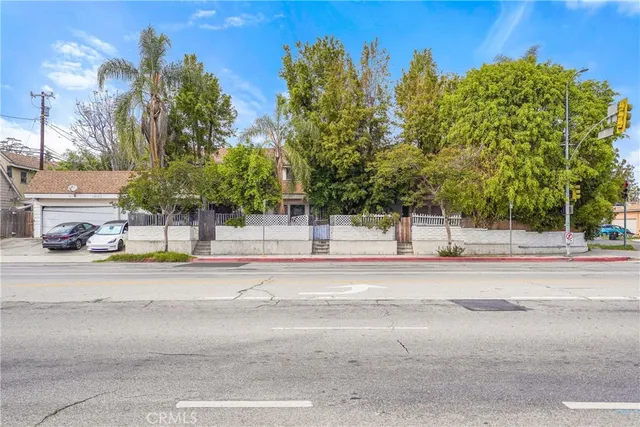 a view of a city street