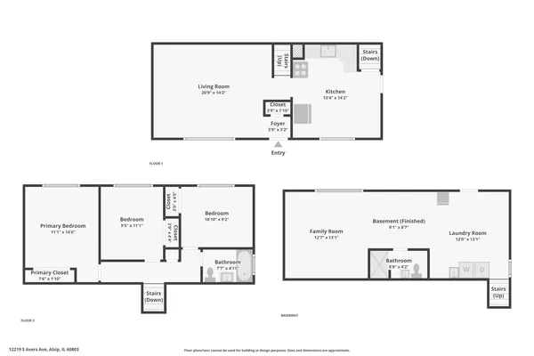 $309,900 | 12219 South Avers Avenue, Alsip, IL 60803