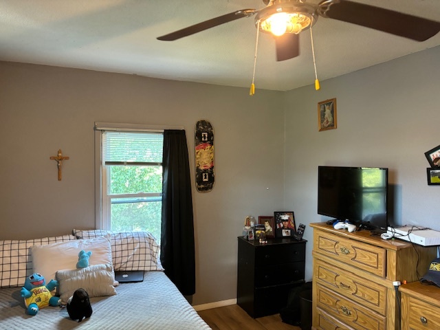 815 North 2nd Street Rochelle, IL 61068 - Photo 36 of 52 a bedroom with furniture and a flat screen tv