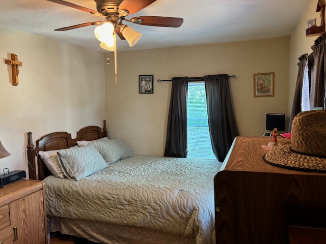 815 North 2nd Street Rochelle, IL 61068 - Photo 38 of 52 a bedroom with a bed and a chandelier
