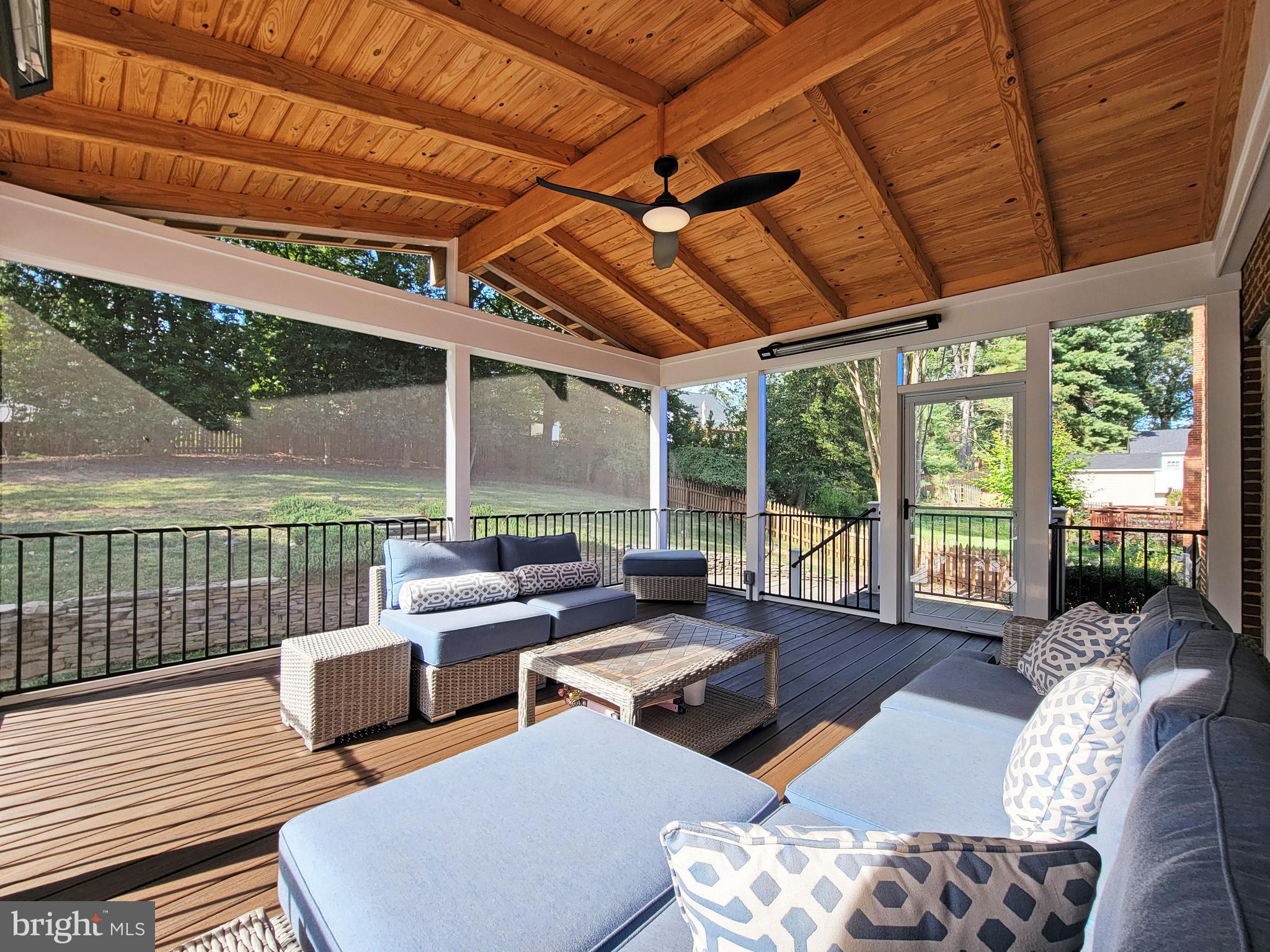 1854 Valley Wood Road McLean, VA 22101 - Photo 14 of 70 18X16 SCREENED PORCH HAS INFRARED HEATERS