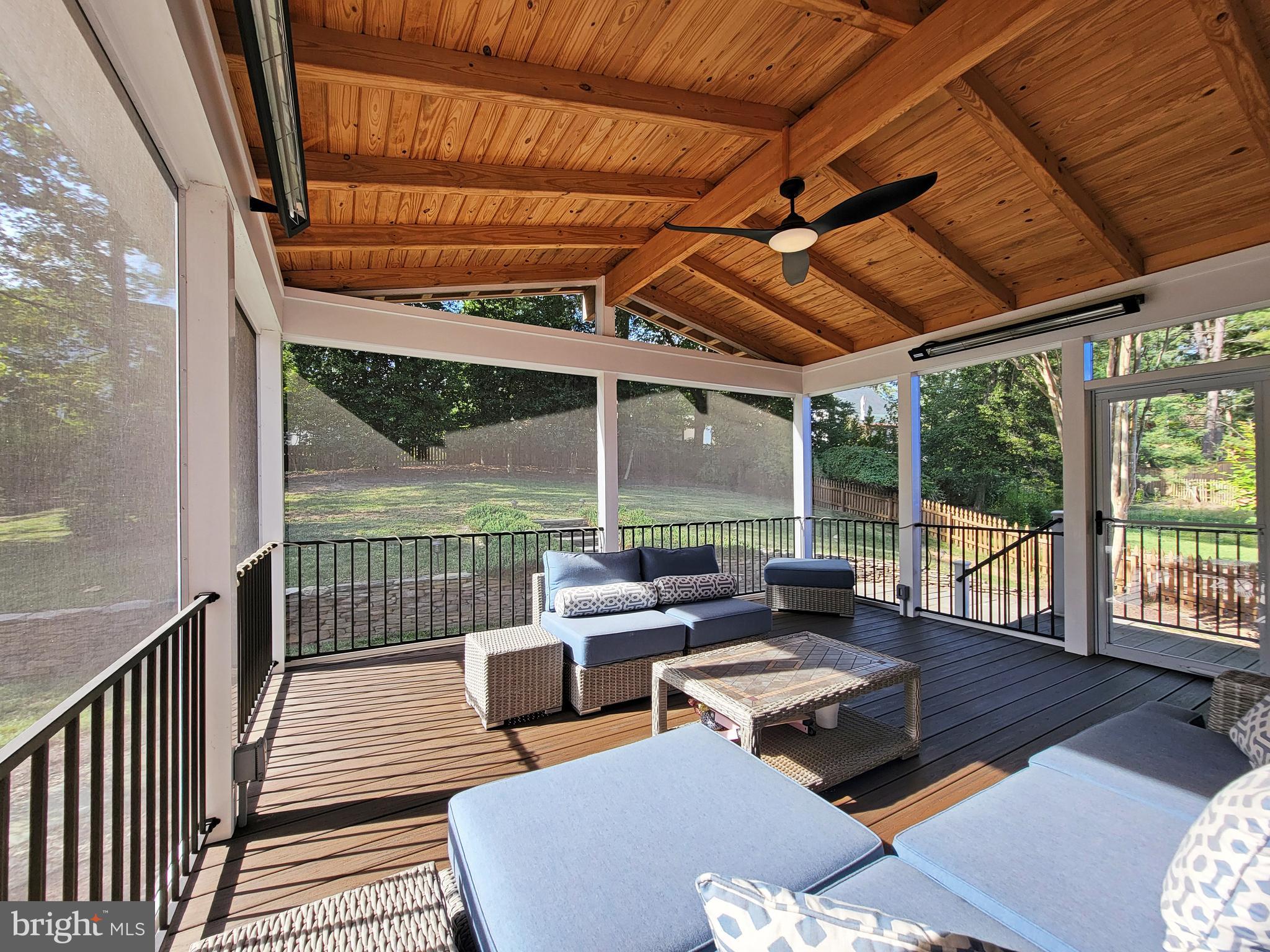 1854 Valley Wood Road McLean, VA 22101 - Photo 15 of 70 2021 PORCH WITH PREMIUM TREX DECKING