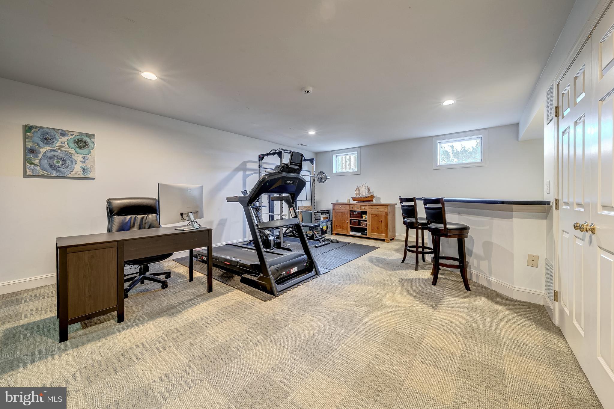 1854 Valley Wood Road McLean, VA 22101 - Photo 51 of 70 LARGE REC ROOM WITH ROOM FOR EXERCISE EQUIPMENT