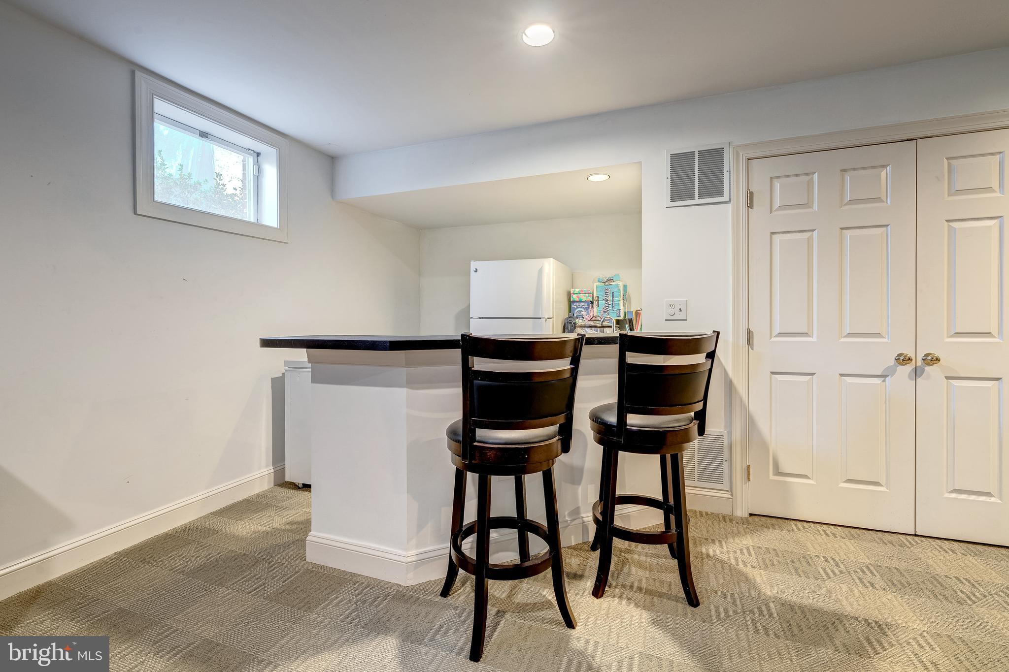 1854 Valley Wood Road McLean, VA 22101 - Photo 52 of 70 REC ROOM WET BAR AREA & ADDITIONAL FRIDGE